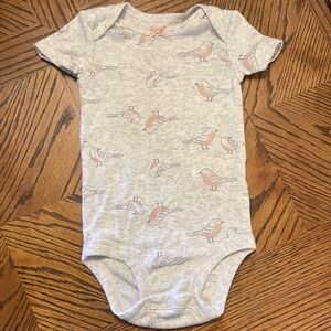 Carters bird graphic onesie